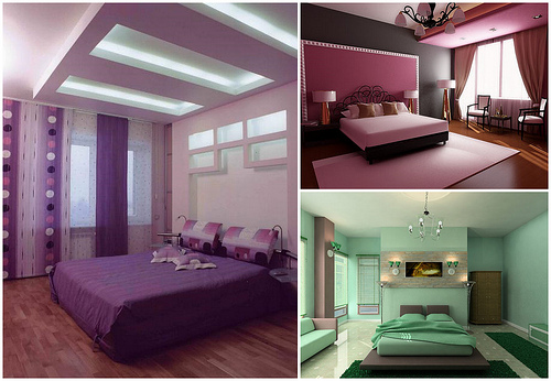 Цветовое решение современной спальни