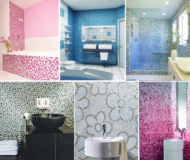 Дизайн и ремонт ванной при помощи мозаики